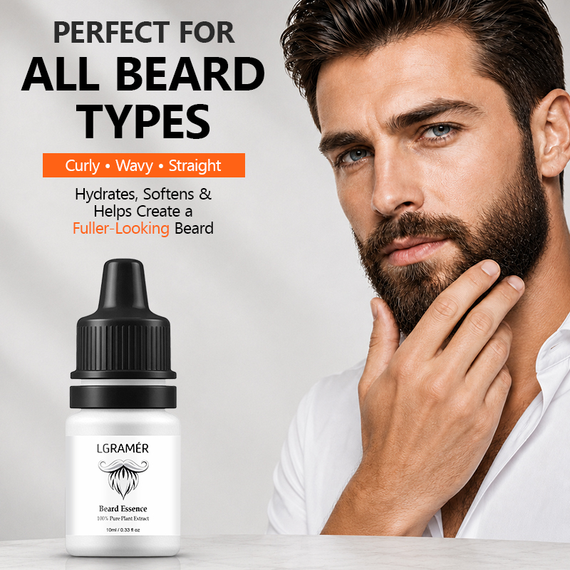 Hair Care Hair Serum - Erkekler için Sakal Uzatma Serumu Yüzdeki