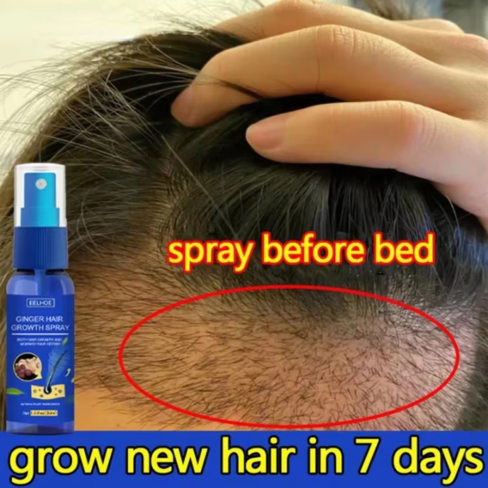 Hair Care For Hair Loss - Hızlı Zencefilli Saç Uzatma Spreyi, Saç