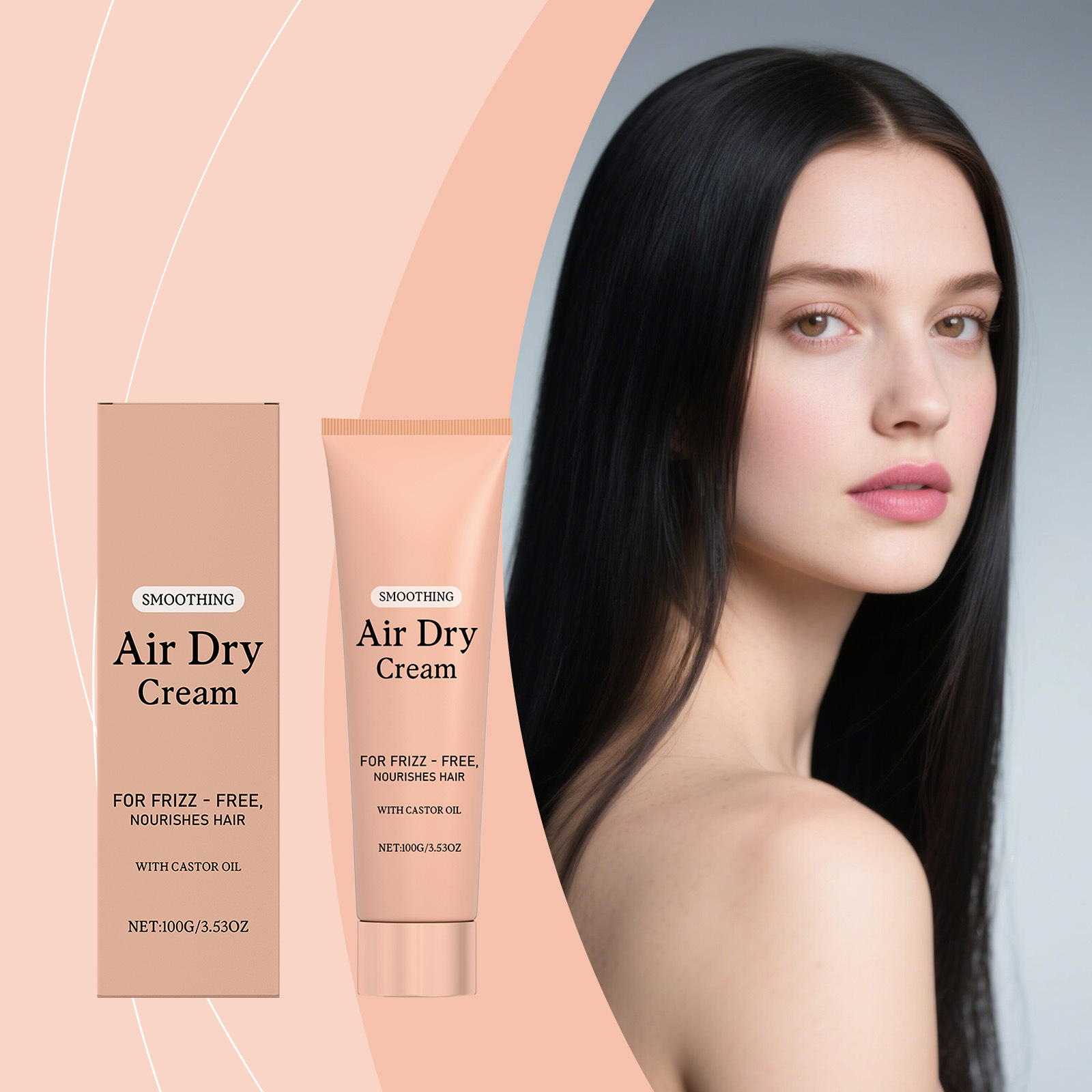 Hair Care Cream - Hava ile Kuruyan Düzleştirici Saç Kremi