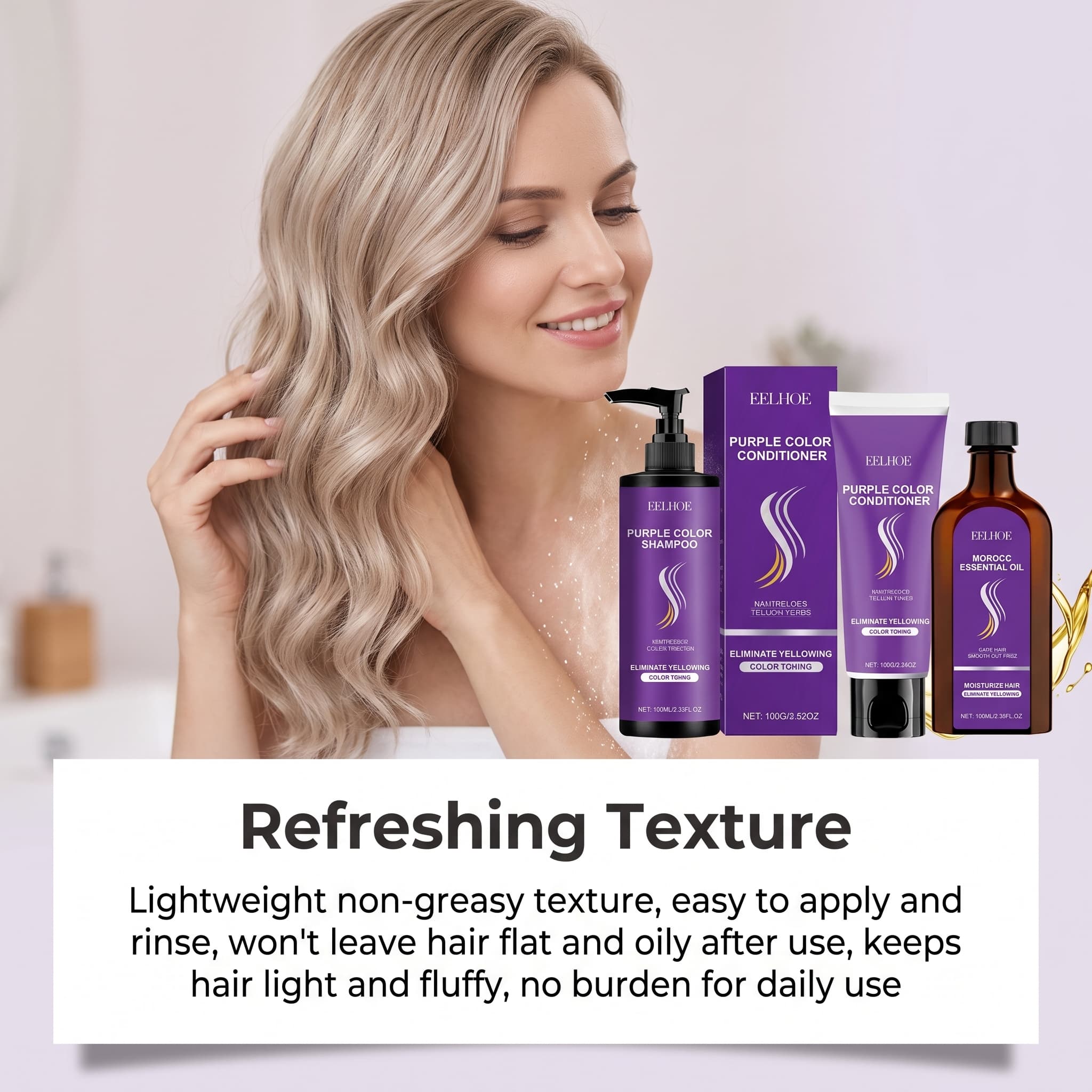 Mor Şampuan Seti, Saç Kremi, S - Hair Care Hair Serum incelemesi ve fiyatı